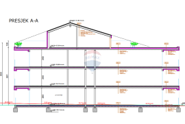 Rovinj-PERLA NERA residence-vrhunska novogradnja na pješačkoj udaljenosti do centra-2.kat 138m2+krovna terasa 28m2, Rovinj, Wohnung