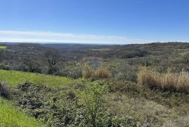 Istra, Krasica - Građevinsko zemljište s pogledom na more i pravomoćnom građevinskom dozvolom, Buje, Terrain