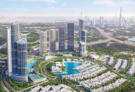 Dubai- jednosoban stan u novom projektu Riverside, شقة