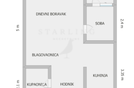 STAN, NAJAM, ZAGREB, RAVNICE, 40 m2, 2-soban, Maksimir, Apartamento