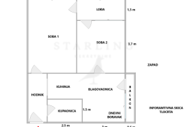 STAN, PRODAJA, ZAGREB, GORNJA DUBRAVA, 60 m2, 3-soban, Gornja Dubrava, Appartamento