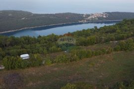 ISTRA, LABIN - Građevinsko zemljište 926 m2 s fantastičnim pogledom na more, Raša, Земля