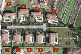 Istra, Kanfanar - villa s bazenom 213m2 u privatnom kompleksu, Kanfanar, Дом