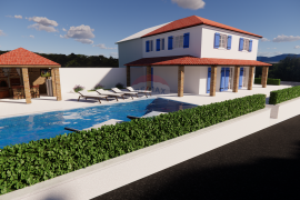 OTOK KRK,LINARDIĆI -villa u novogradnji sa bazenom, Krk, Famiglia