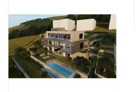 OPATIJA- teren 918 m2 sa građevinskom dozvolom za vilu, pogled na more, Opatija, Land