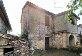 Višnjan - okolica, kamena kuća u nizu sa 300 m2 okućnice, Višnjan, House