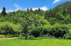 Brod na Kupi, Iševnica - građevinski teren predivnog pogleda 1159 m2, Delnice, Zemljište