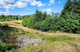 Vrbovsko, Vujnovići - građevinski teren sa započetom gradnjom 1166 m2, Vrbovsko, Land