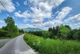 Vrbovsko, Vujnovići - građevinski teren sa započetom gradnjom 1166 m2, Vrbovsko, Zemljište