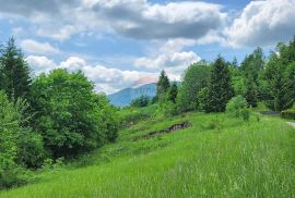 Vrbovsko, Vujnovići - građevinski teren sa projektom i dozvolom 1101 m2, Vrbovsko, Land