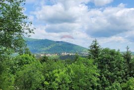 Vrbovsko, Vujnovići - građevinski teren sa projektom i lokacijskom dozvolom, Vrbovsko, Земля