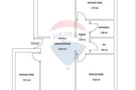 Zagreb, Trešnjevka, stan 84 m2, 3SS + DB s panoramskim pogledom, Trešnjevka - Sjever, Appartement