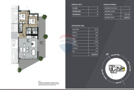 OPATIJA, Vrhunski stan površine 103.69 m2, 2S+DB, s pogledom na more i 2 garažna parkirna mjesta., Opatija, Διαμέρισμα