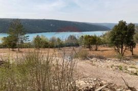 Trget, građevinsko zemljište s prekrasnim pogledom na more, Raša, Terrain