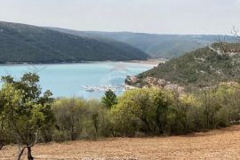 Trget, građevinsko zemljište pogled more, Raša, Terreno