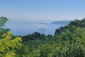 MOŠĆENIČKA DRAGA - SVETA JELENA - Građevinski teren sa dozvolom 903 m2, Mošćenička Draga, Zemljište