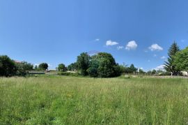 Istra, Tinjan, građevinska parcela sa dovedenim priključkom struje i vode, Tinjan, Terreno