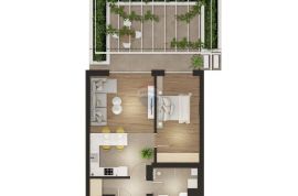 DONJI ZAMET - Stan 1S+DB  62,39 m2, Rijeka, Apartamento