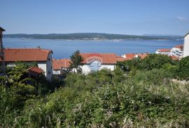 Crikvenica- građevinsko zemljište 749m2 sa panoramskim pogledom na more, Crikvenica, Земля