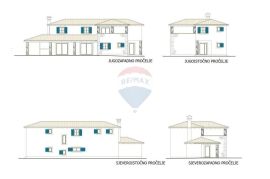 Istra, Rovinj okolica - villa s 4 sobe 208m2 u privatnom kompleksu, Kanfanar, Famiglia