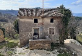 Istra, Motovun okolica - samostojeća autohtona kuća sa otvorenim pogledom na Motovun, Motovun, Maison