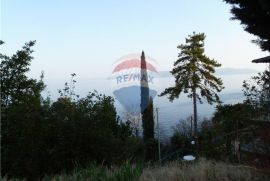 MOŠĆENIČKA DRAGA - Građevinski teren 688 m2 - pogled na more, Mošćenička Draga, Tierra