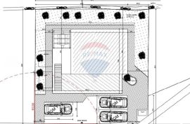 Istra, Duga uvala, Pavićini, građevinsko zemljište 424m2 sa idejnim projektom za kuću, Marčana, Terreno