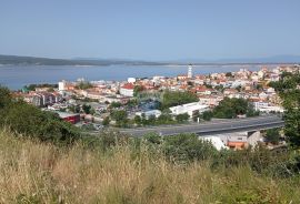 Crikvenica - građevinski teren sa zapanjujućim pogledom, Crikvenica, Zemljište