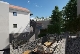 Otok Krk, grad Krk - okolica, stan s otvorenim pogledom na more, Krk, Apartamento