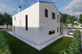 Otok Krk - kuća s bazenom u okolici Malinske, novogradnja, Malinska-Dubašnica, House