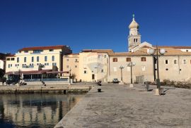 Otok Krk,grad Krk,dvoetažni stan,4S+DB,84 m2,pogled na more, Krk, Daire