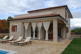 Krk, Dobrinj, Moderna mediteranska kamena villa novije gradnje s bazenom i okućnicom, Dobrinj, House