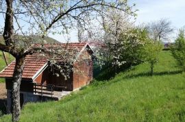 Gorski Kotar - Vrbovsko gospodarska kućica i teren 1.300 m2, Vrbovsko, Arazi