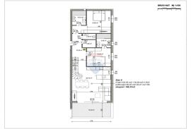 Istra, Rovinj, moderni penthaus u centru od 188.37 m2, 3S+DB, s garažom, krovnom terasom i pogledom na more, Rovinj, Flat