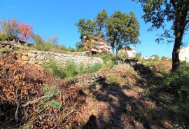 OPATIJA,IČIĆI- teren 771 m2 sa pogledom na more, na mirnoj lokaciji, Opatija - Okolica, Zemljište