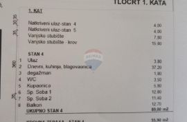 Poreč - stan na odličnoj lokaciji u novogradnji s krovnom terasom 55m2 - pogled more, Poreč, Apartamento