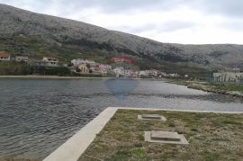 PAG, Građevinski teren 100m od gradske plaže, Pag, Terra