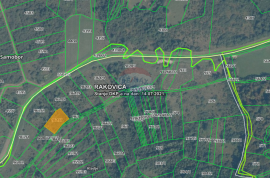 SAMOBOR, KLADJE, POLJOPRIVREDNO ZEMLJIŠTE SA ŠUMOM OD 1625m2, Samobor - Okolica, Land