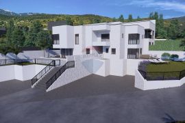 OPATIJA,LOVRAN- luksuzan stan 101,44 m2 m2 sa vlastitim bazenom, okućnicom, parkingom, pogledom na more, Lovran, Appartement