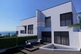 OPATIJA,LOVRAN- luksuzan stan 76,06 m2 m2 sa vlastitim bazenom, okućnicom, parkingom, pogledom na more, Lovran, Kвартира