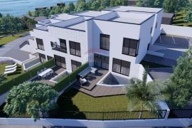 OPATIJA,LOVRAN- luksuzan stan 76,06 m2 m2 sa vlastitim bazenom, okućnicom, parkingom, pogledom na more, Lovran, Flat