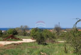 Istra, Poreč, građevinsko zemljište u Poreču sa pogledom na more, Poreč, Tierra