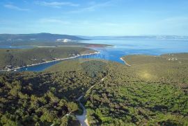 Istra, Peruški, građevinsko zemljište sa pogledom na more, Marčana, Земля