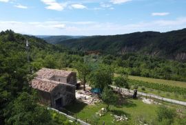 Predivna autohtona istarska štancija sa 3000m2 okućnice, Cerovlje, Дом