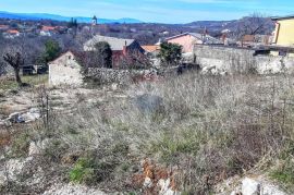 Novi Vinodolski, zaleđe, građevinsko zemljište 1773m2, pogled na more, Novi Vinodolski, Γη