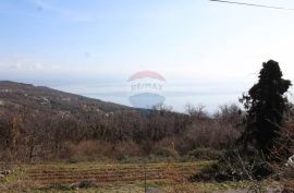 POLJANE- građevinski teren sa panoramskim pogledom na Kvarnerski zaljev, Opatija - Okolica, أرض