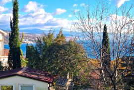 OPATIJA- teren sa građ. dozvolom i pogledom na more, 300 m od mora, Opatija, Γη