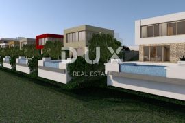 OPATIJA, BRSEČ, NAČINOVIĆI- građevinsko zemljište 3250m2 s projektom za 7 villa i s panoramskim pogledom na more, Mošćenička Draga, Terrain