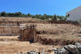 Rogoznica, Ražanj,građevinsko zemljište s pogledom na more i pravomoćnom dozvolom, Rogoznica, Land