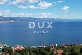 OPATIJA- građevinsko zemljište 10000m2 s panoramskim pogledom na more za stambenu zgradu-stanove-apartmane/ obiteljsku kuću/ kuću za iznajmljivanje- odmor s bazenom, Opatija, Zemljište